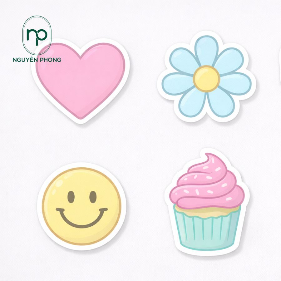 In sticker dán đồ chơi